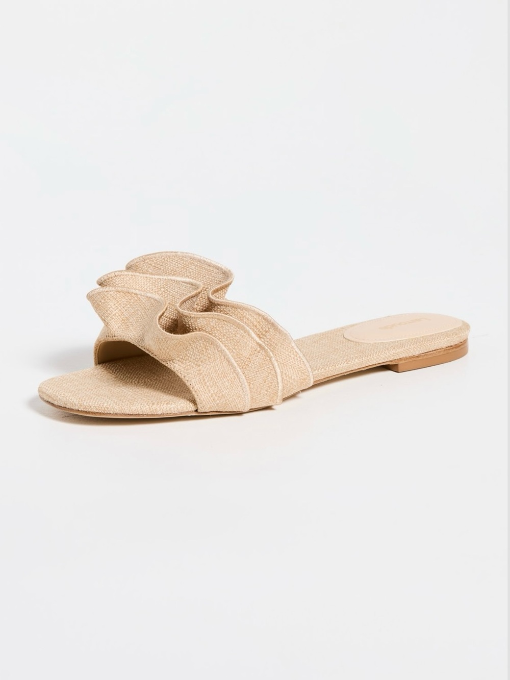 NEW IN BOX Larroude Ivy Ruffle Sandals 7.5 - Picture 3 of 5